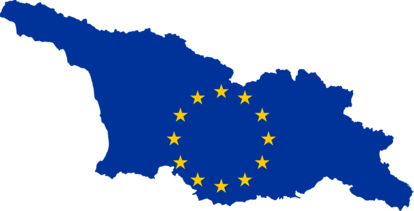 EU stars in Georgia
