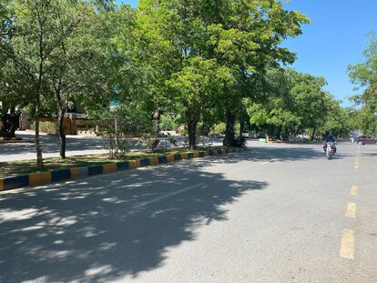 Leere Straßen in Islamabad, Sektor F7.