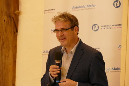 Dr. Christopher Gohl, Mitglied des Verwaltungsrates der Reinhold-Maier-Stiftung, Vorsitzender der Kommission Freiheit und Ethik der FDP