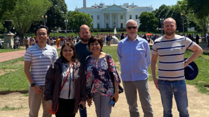 The RE Tour Delegation tour of Washington monuments