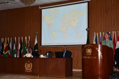 Birgit Lamm, Head of Country office Pakistan at Foreign Services Academy, Islamabad, Aug 2023