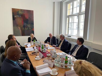 Meeting with Minister of Justice for Rheinland-Palatinate, Herbert Mertin