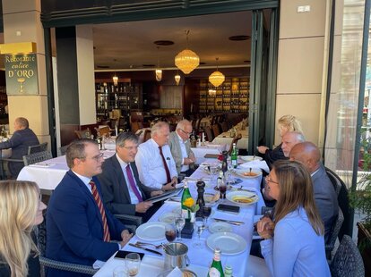 Lunch with Prof. Dr. Karl-Heinz Paqué, Chairman of the Board of the Friedrich Naumann Foundation