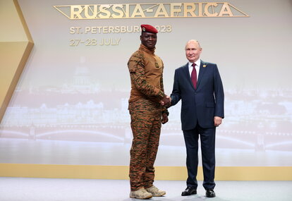 Ibrahim Traore und Wladimir Putin