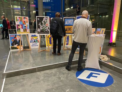 Kunstausstellung „The Future of Ukraine“