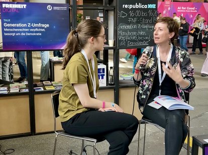 Charlotte Zeller und Michaela Lissowsky