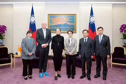 Oleksandra Meeting with Vice President of Taiwan