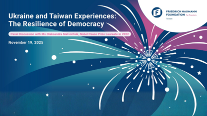 Ukraine and Taiwan experiences: The Resilience of Democracy panel with Ms. Oleksandra Matviichuk, 2022 Nobel Peace Prize Laureate