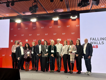 Die internationale Jury für die Lab Pitches, Céline Nauer als 2. Person von rechts.