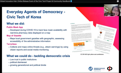 Sungeun Lim, our Deputy Head of the Korea Office, shared how this handbook can help to encourage the citizens to take action.