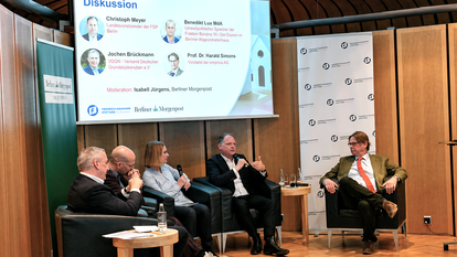 Podiumsdiskussion, Wohnungspolitik Weniger Bürokratie, mehr Wohnraum
