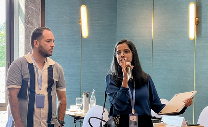 Vidya Subramanian during the The Big Wave seminar