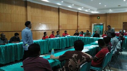 Suasana Pelatihan Media Sosial Maumere