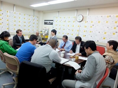 Visit to Japan for Exchange of Ideas by the Head of FNF Korea