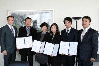 Welcoming reception with new FNF scholarship holders