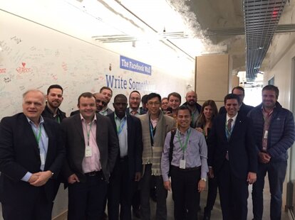 at Facebook Headquarter