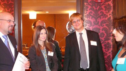 reception at the National Press club