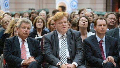 Anniversary - Ulrich Niemann (in the middle), Director International Politics of the Friedrich Naumann Foundation and Former Regional Director for the CESE Region
