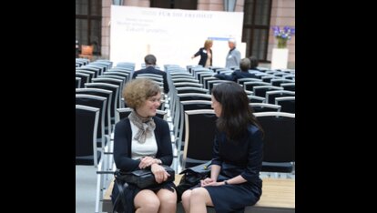 Anniversary - Dr. Heike Dörrenbächer and Miriam Kosmehl, Former and Current Project Director Ukraine and Belarus