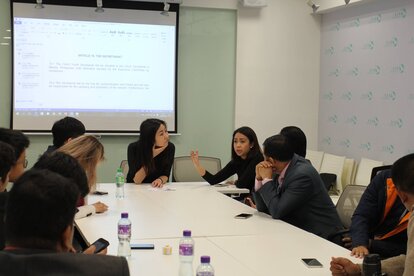 Salah satu sesi diskusi