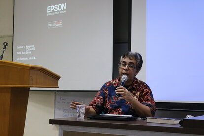 Salah satu pembicara, Rosdiansayah