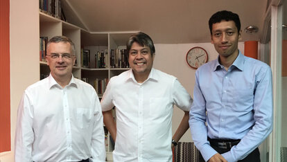 Markus Loening with Senator Francis Pangilinan