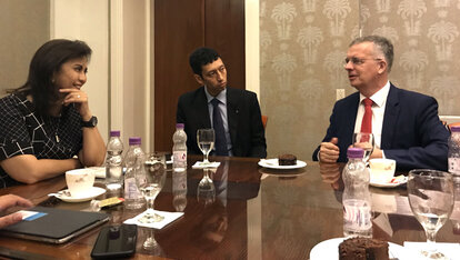 Markus Loening meets Vice President Leni Robredo