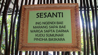 "Di manapun dan kepada siapapun, warga Sapta Darma harus menyinari layaknya Matahari"