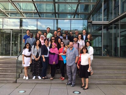 Kunjungan ke kantor Koln Stadt-Anzeiger