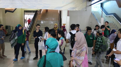 Site Visit Busway #PedestrianFirst @Halte Blok M