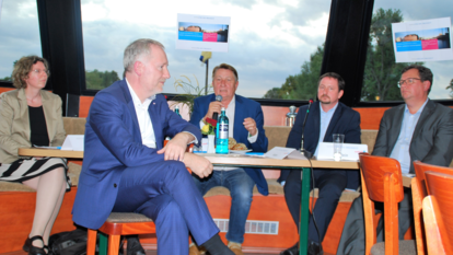 Logistik und Mobilität: Bootstour Westhafen Berlin Friedrich-Naumann-Stiftung für die Freiheit