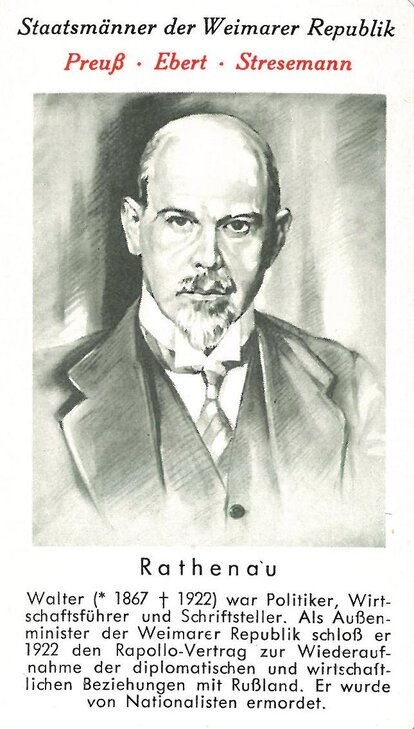 Spielkarte Rathenau
