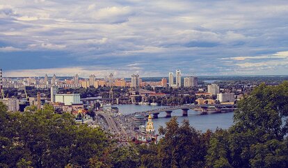Stadtbild von Kiew