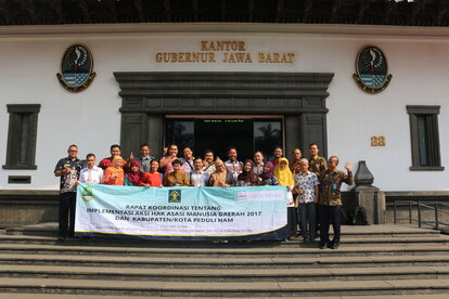 Rapat Koordinasi RANHAM 2017, Kabupaten Kota Peduli Ham, Hak Asasi Manusia, Pemenuhan Ham,