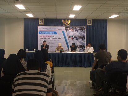 Seminar on Pedestrian and the Post-Millennial Era, Binus University, 25/09/2017