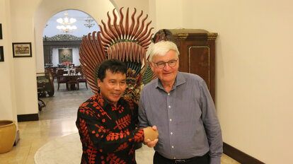 Kunjungan Ketua Yaysan FNF, Wonosobo, Prof. Dr. Jürgend Morlok