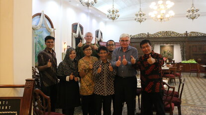 Kunjungan Ketua Yaysan FNF, Wonosobo, Prof. Dr. Jürgend Morlok