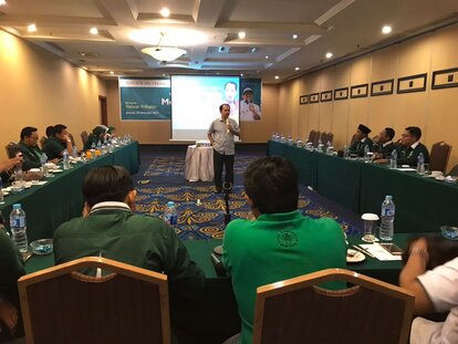 Yanuar Prihatin, Training pemenangan pemilu, PKB