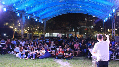 Human Rights Chair Chito Gascon addresses the viewers