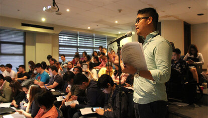 Reaction from the audience to Dr. Grundmann presentation