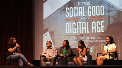 Social Good Summit discussion panel