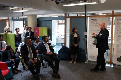 Narasumber dalam Kunjungan ke Startup Dock Hamburg