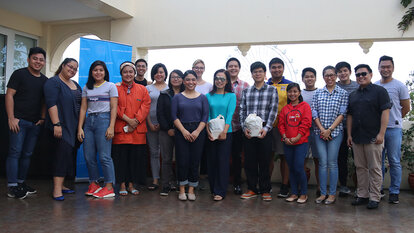 Dr. Mary Dusadeeisariyakul with the participants of the Training for Trainers
