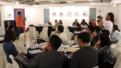 Attentive participants listens to Atty. Erin Tanada