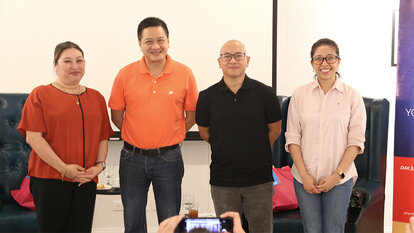 (L-R) Leni Velasco of Dakila, Atty. Erin Tañada, Atty. Florin Hilbay and FNF Program Officer Pauline Sanchez