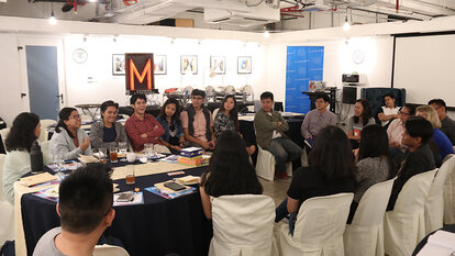 Youth participants discussion