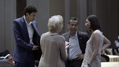 FNF Country Director Mr. Wolfgang BL Heinze with PES personalities