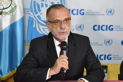 Leiter der CICIG Iván Velásquez