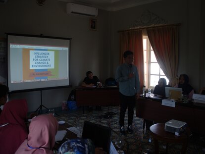 Adhitya Lanae Presentation during Social Media Activism Session