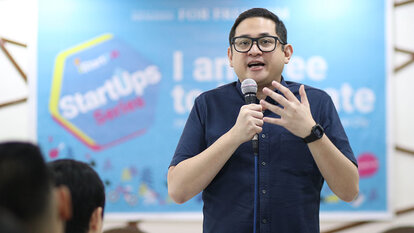 Forum's keynote speaker, Senator Bam Aquino